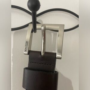 Kenneth Cole dark brown belt. Size 34.